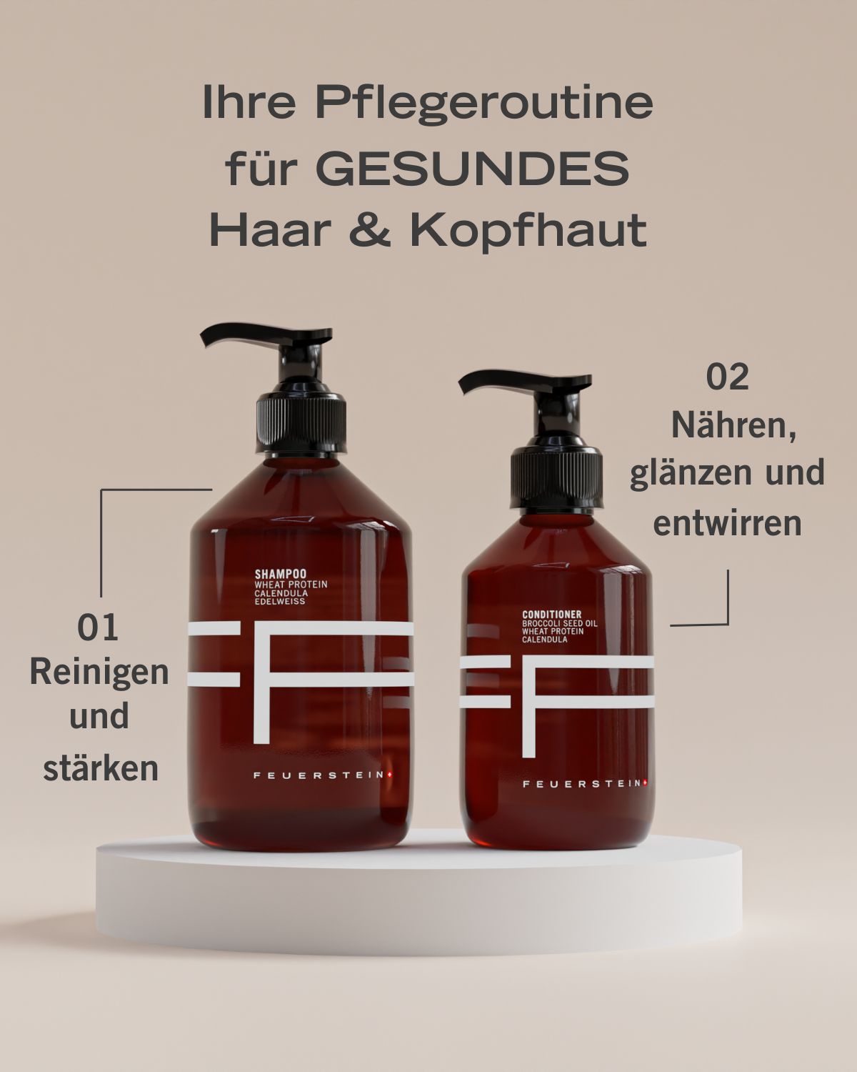 Hair Care Duet - Shampoo 500ml & Conditioner 250ml