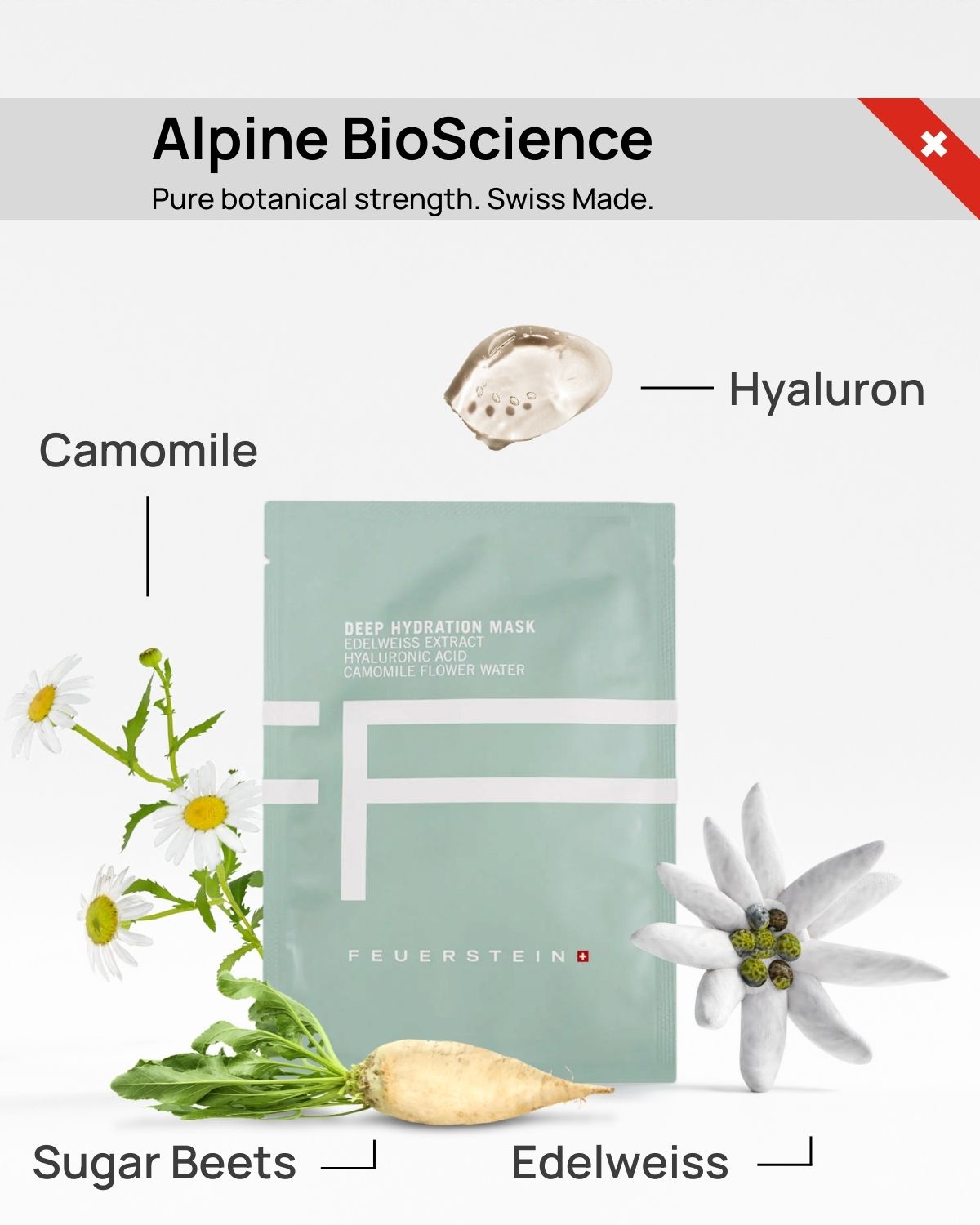 Deep Hydration Mask - Anti-aging sheet mask from 40