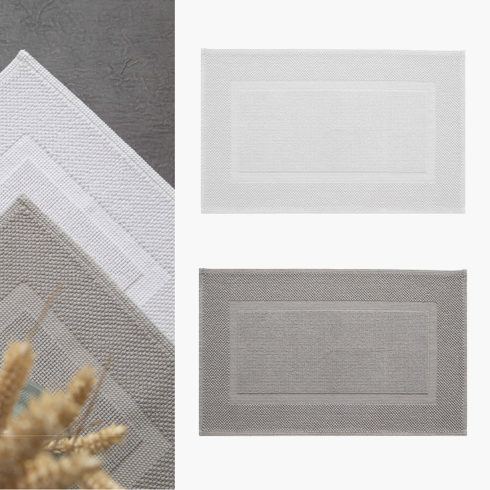 Organic terry towels SAOSEO - Bathroom rug 50cm x 80cm