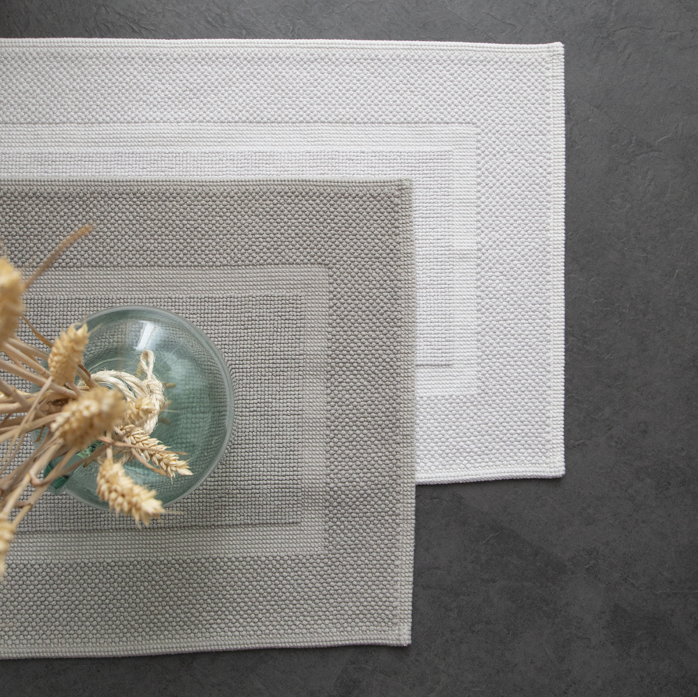 Organic terry towels SAOSEO - Bath rug 50cm x 80cm